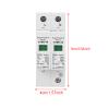 2 Pcs 2P 40KA House Protective Low Voltage Arrester Device view 4