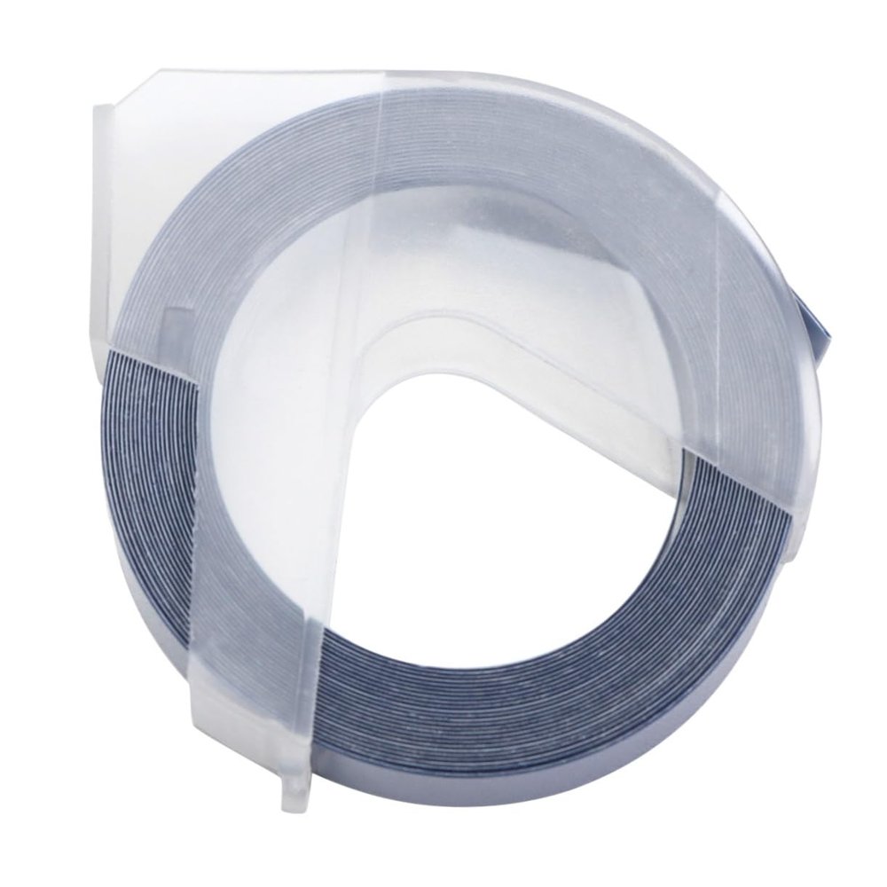 CIYODO Embossing 3D Printer Replacement 9mm Blue Manual Label Maker Tape Water Fade Resistant