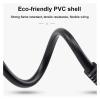 ACGTUY RJ45 Ethernet Network Cable CAT8 CAT7 40Gbps 2000MHz Networking Cotton Braided Internet LAN Cord Compatible with The Laptops Router(Cat8 Round Cable,20m) view 4