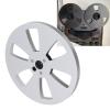 1/4 7 Inch Empty Tape Reel, Aluminum Alloy Open Reel Sound Tape Empty Reel, Reel to Reel for TEAC Tape Recorder Opening Machine Parts (Silver) view 4
