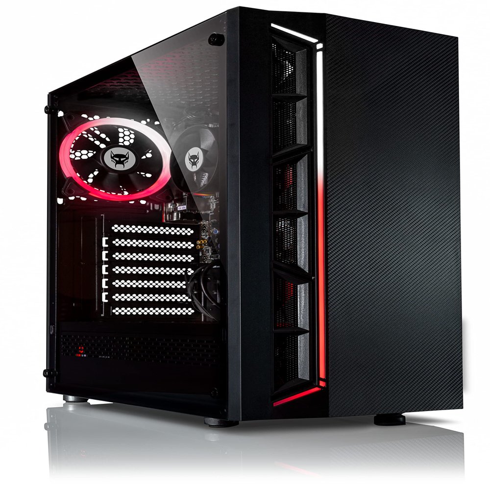 BEASTCOM Q3 Essential Gaming, 8 Threads Gaming PC, AMD Ryzen 3 4X 4.00GHz, 4K Vega 6 Core Graphics, 16GB RAM, 1TB SSD, HDMI, WiFi, Windows 11 Pro