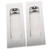 ARTIBETTER 2pcs Recessed Door Handles Stainless Steel Embedded Furniture Grips for Cabinets and Sliding Doors Sleek Design Easy to Install and Wear-Resistant view 1