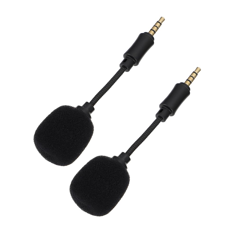 GOOHOCHY 2pcs Microphone for Vlogging Portable Noise Canceling Singing Mic for Live Streaming Computer Recording