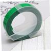 CIYODO Stylish Embossing Label Printer Tape Self-Adhesive Green Manual Labels for Use Pet Material Easy to Carry Printing view 2