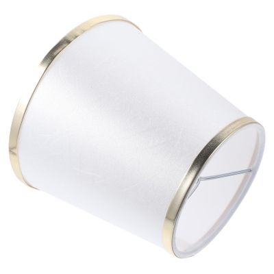 Cloth Chandelier Lamp Shade Cover for Ceiling Light, Golden Clip-On