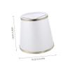 Cloth Chandelier Lamp Shade Cover for Ceiling Light, Golden Clip-On view 2