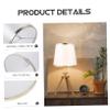Cloth Chandelier Lamp Shade Cover for Ceiling Light, Golden Clip-On view 3