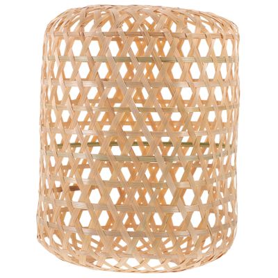 ULDIGI Rustic Hand-woven Pendant Lamp Shade Decorative Ceiling Light Cover for Home Office Restaurant and Bedroom Softens Light and Style Replacement Lampshade