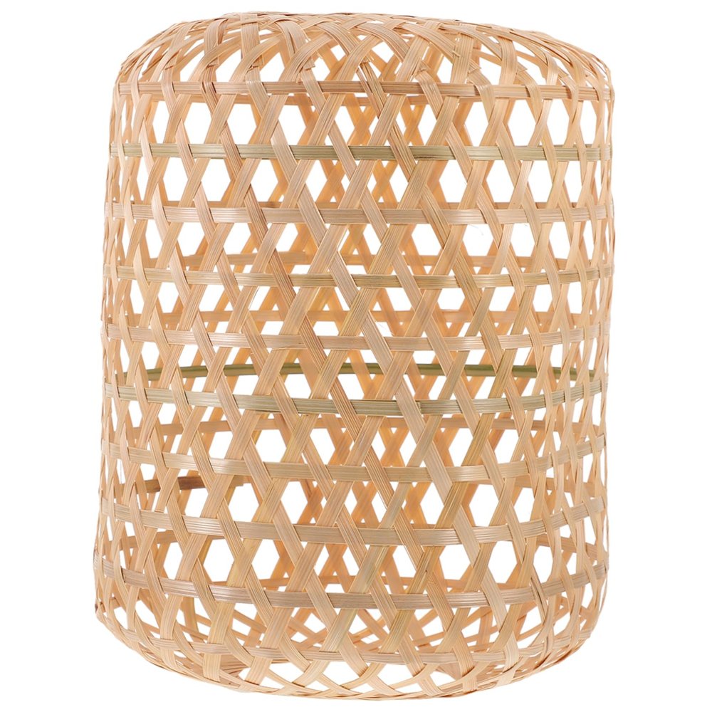 ULDIGI Rustic Hand-woven Pendant Lamp Shade Decorative Ceiling Light Cover for Home Office Restaurant and Bedroom Softens Light and Style Replacement Lampshade