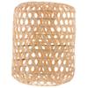 ULDIGI Rustic Hand-woven Pendant Lamp Shade Decorative Ceiling Light Cover for Home Office Restaurant and Bedroom Softens Light and Style Replacement Lampshade view 1