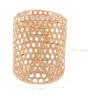 ULDIGI Rustic Hand-woven Pendant Lamp Shade Decorative Ceiling Light Cover for Home Office Restaurant and Bedroom Softens Light and Style Replacement Lampshade view 3
