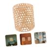 ULDIGI Rustic Hand-woven Pendant Lamp Shade Decorative Ceiling Light Cover for Home Office Restaurant and Bedroom Softens Light and Style Replacement Lampshade view 4