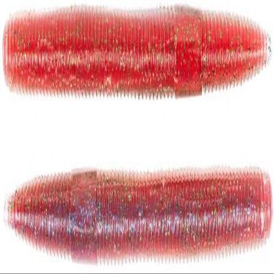 4" Stick Worm-Red/Red