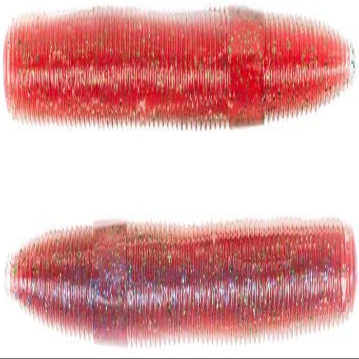 4" Stick Worm-Red/Red
