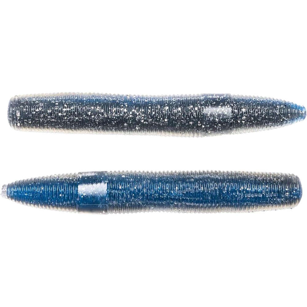 6" Stick Worm-blk/Blue