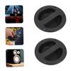 Mikikit 8pcs Durable Recessed Speaker Handles Lightweight Abs Audio Handles for Loudspeakers Practical Pulls for Easy Carrying and Installation Black Color view 3