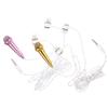 BESTonZON 2pcs Mini Microphone for Smartphones and Tablets Lightweight Voice Recording Mic for Singing and Vlogging Easy Plug Play Design Portable Lavalier Microphone Bright Yellow and Rose view 1