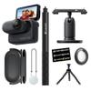 Insta360 GO 3S Midnight Black (128GB) with Extendable Selfie Sticks  4K Video Small & Lightweight Action Camera Hands-Free POV, Stabilization, Multifunctional Waterproof Content view 1