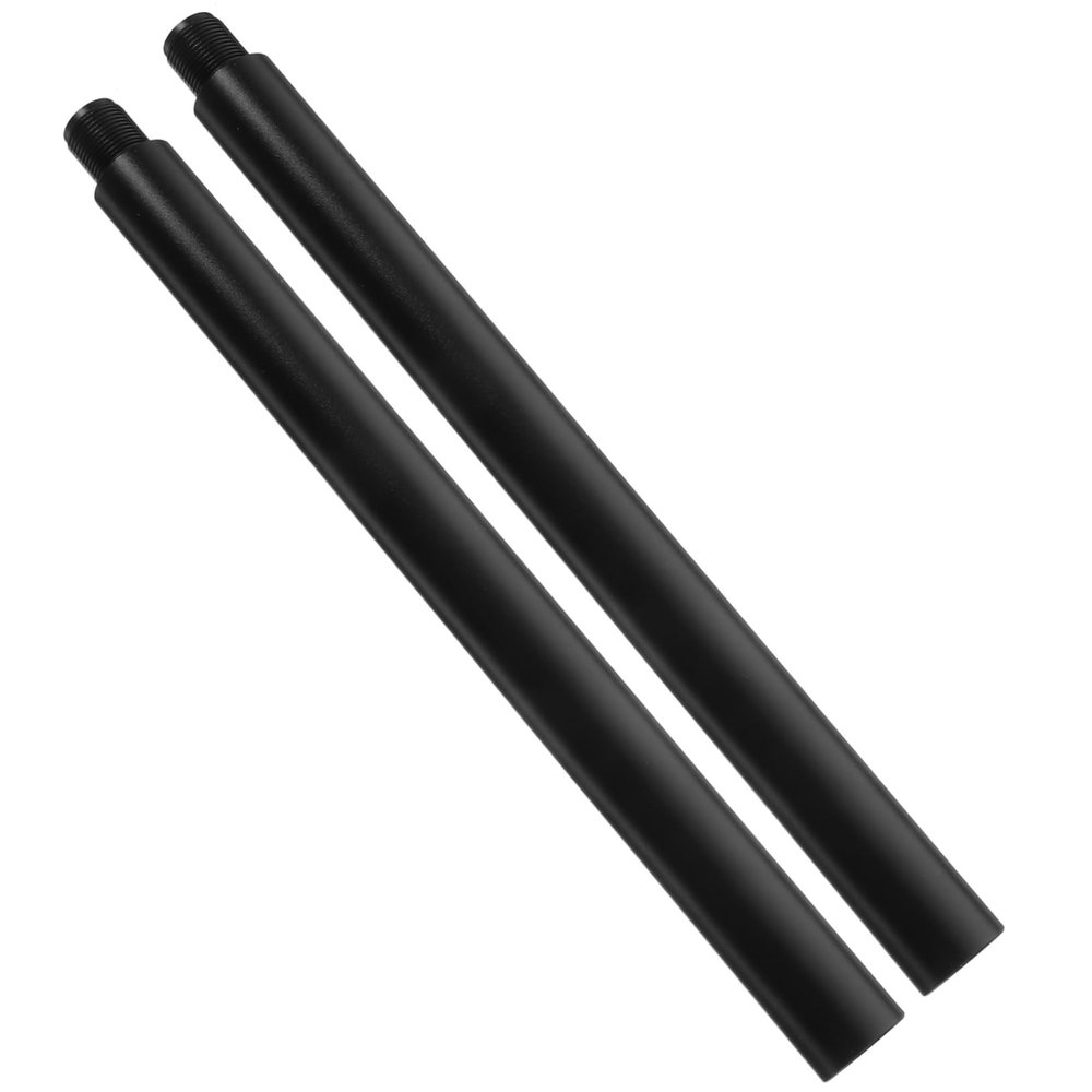 BESTonZON 2pcs Speaker Pole Mount Inverse Tooth Design Extended Metal Pole for Subwoofer