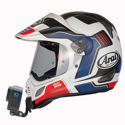 ARAI Tour Cross 3 Customize Aluminum Motorcycle Helmet Chin Mount Kits for GoPro and Insta360 Etc. Action Camera with Adhesive Pads and J Hook Mount