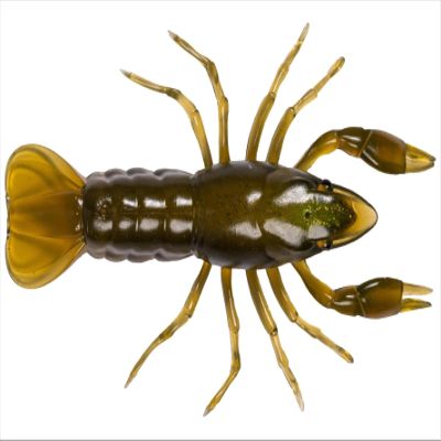 3.8 Crawfish Unrigged-Green/Moss
