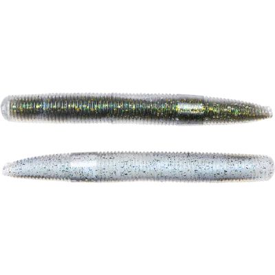 6" Stick Worm-Green/Pearl