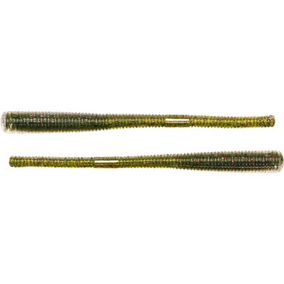 5.5" Finesse Worm-Green/Red