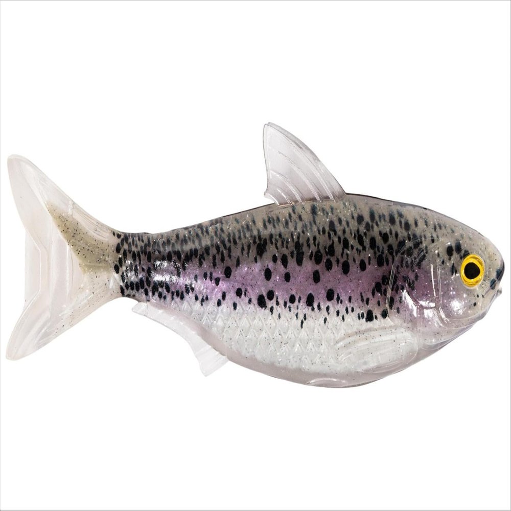 4.5 Shad Unrigged-Olive/Pink