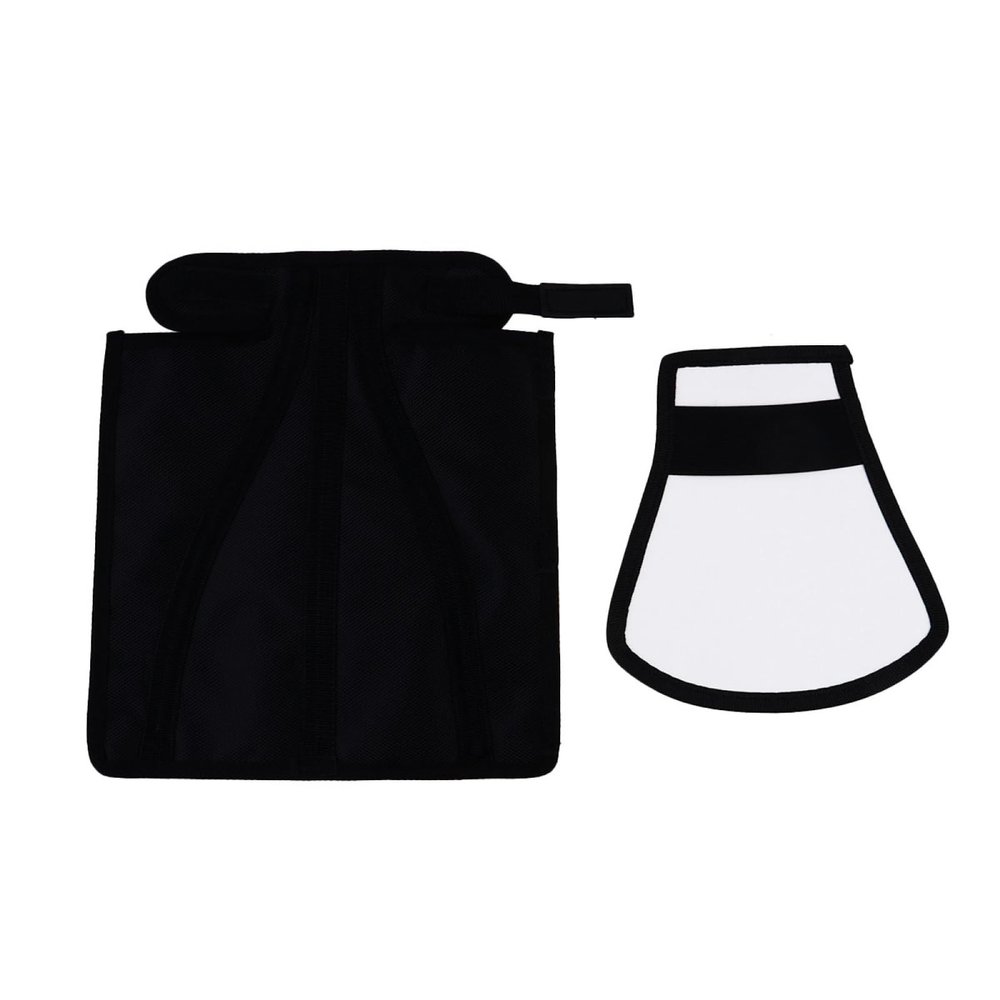 KICHOUSE 2pcs Light Diffuser Reflector for Photography Portable Soft Flash Light Barrier with Angles for Studio and Outdoor Use Durable and Lightweight Design