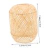 WHAMVOX Bamboo Lampshade Rustic Style Desk Lampshade Easy Install Decorative Lamp for Room view 2