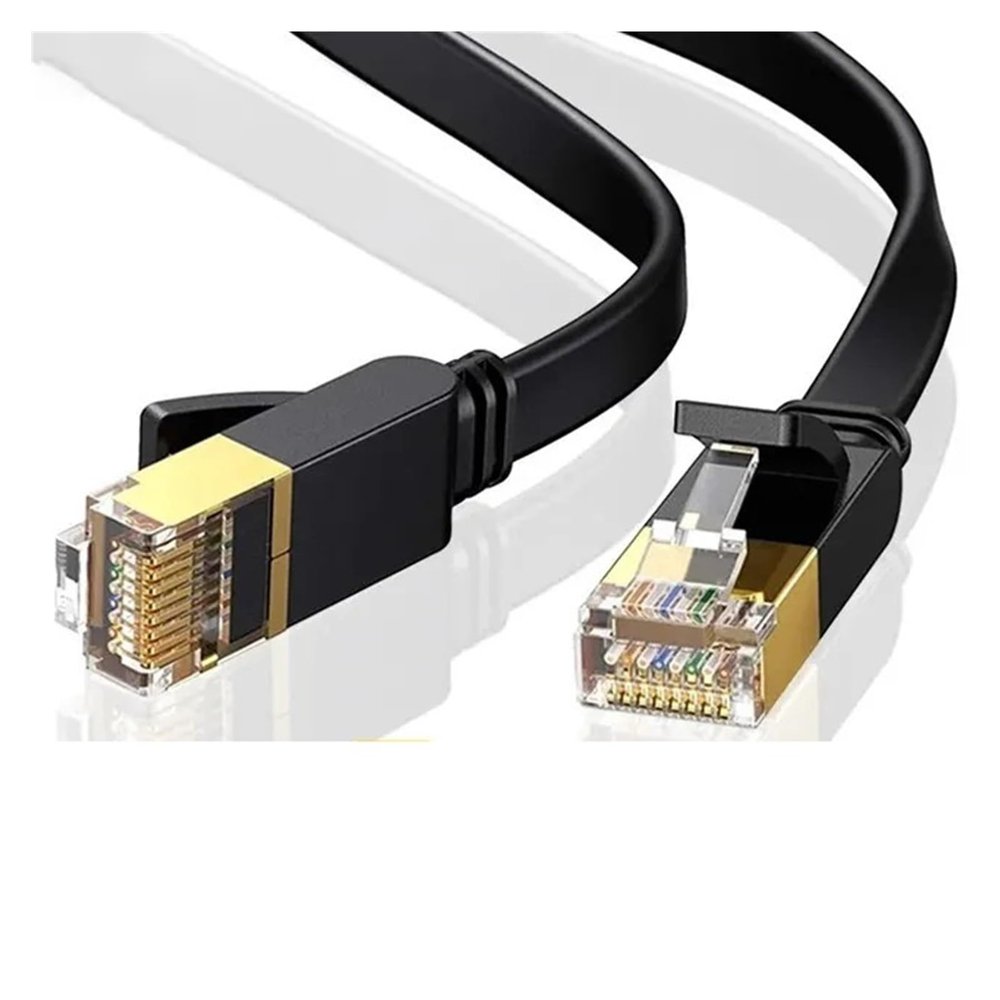 ACGTUY Cat 7 Ethernet Cable Flat LAN Cable 10Gbps High Speed RJ45 Networking Compatible with The Router Modem Computer PC and Laptops 1-10M(20m)