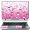 15 15.6 Inch Laptop Skin Sticker Cover Premium Sticker Cover Art Decal Decorative (Included 2 Wrist Pad Skins) - Pink Water Bubbles view 1