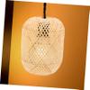 IWOWHERO Bamboo Lampshade for Table Lamps Rustic Style Bedside Lamp Shades Light Cover for Home Decor view 3