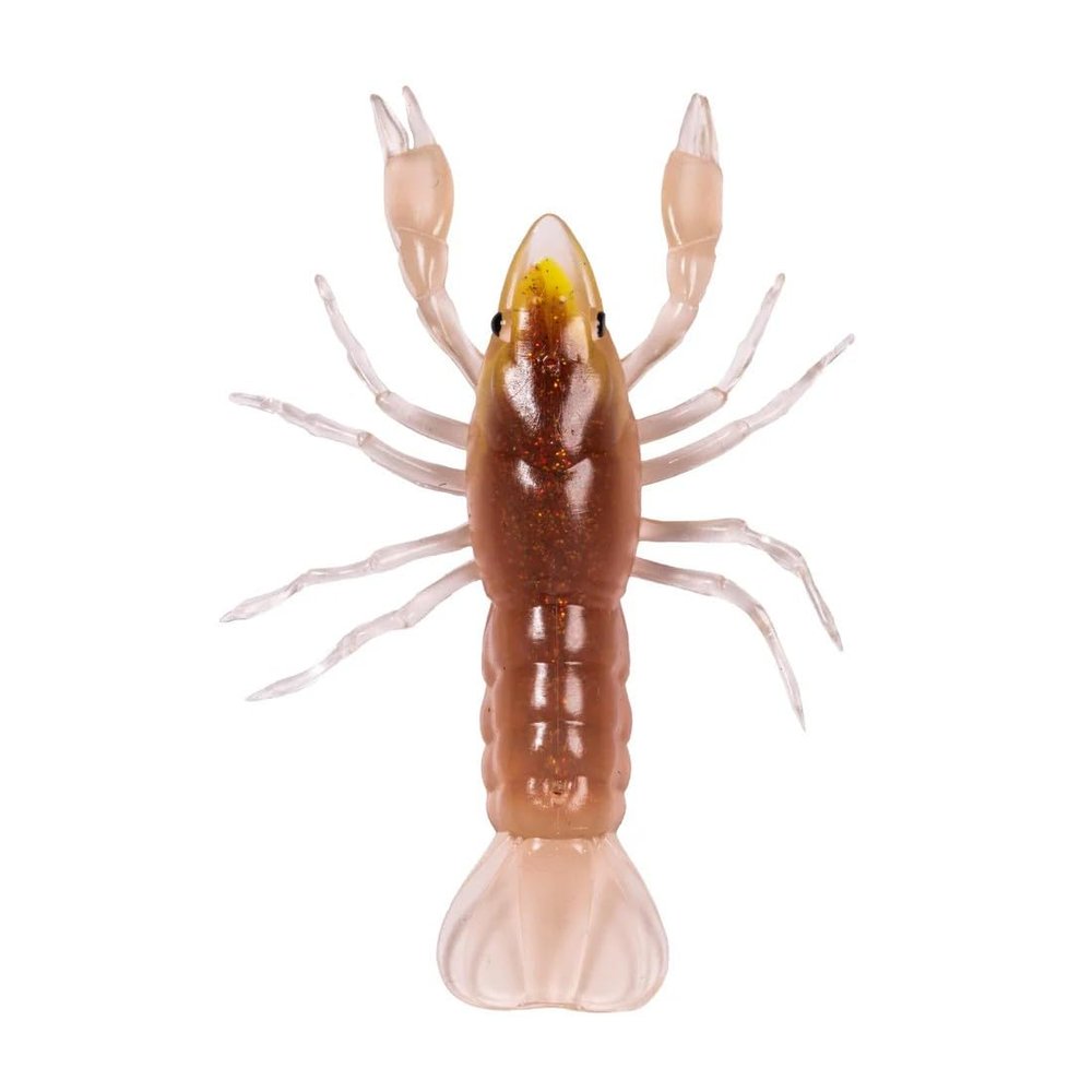 2.8 Crawfish Unrigged-Brown/Yellow