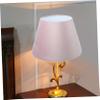 SEWOART Lamp Shade Cover for Sockets Pink Replacement Shade Soft Light for Bedroom Living Room Study Elegant European Design Comfortable view 2