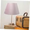 SEWOART Lamp Shade Cover for Sockets Pink Replacement Shade Soft Light for Bedroom Living Room Study Elegant European Design Comfortable view 3