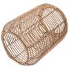 WHAMVOX Rattan Lamp Shade Replacement for Pendant Lamps Vintage Stylelampshade Ceiling Lampshade Scallops Easy Install for Bedroom Living Room view 1