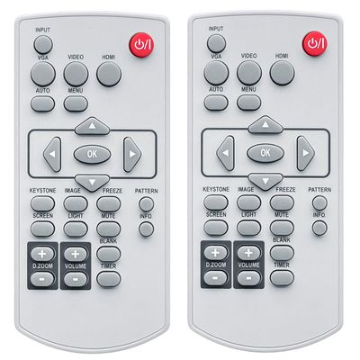 KhotIlong Replacement Remote for Projector,Compatible with InFocus IN1004,IN1014,IN1024,IN1034,IN1044,IN1026,IN1036,IN1046,IN1029,IN1039,IN1049,IN1059 Projector.2Packs