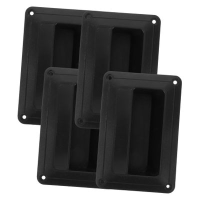 HOMOCONO 4pcs Speaker Parts Small Plastic Handles for Audio Speaker Side Mounting