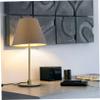 WESIEVYA Cloth Lampshade for Table and Floor Lamps Deep Gray Fabric Light Cover Chic Design for Home Decor Easy to Install Light Shade for Bedroom and Living Room view 3