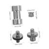 ARTIBETTER 1Set Alloy Camera Mount Screw Kit Tripod Adapter with Double Head and Thread Replacement for Action Cameras Compact and Easy to Install for Photography Accessories view 2