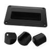 CIYODO 4pcs Portable Speaker Handle Replacement Plastic Small Recessed Handles for Audio Speaker Boxes view 3