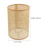 MERRYHAPY 2pcs Woven Pendant Light Shade Chandelier Lamp Shades Decorative Ceiling Light Cover view 2
