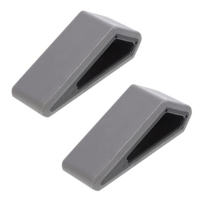 BELLIFFY 2pcs Adjustable Laptop Stand Mini Radiator Ergonomic Height-Adjustable Riser Black and Grey for Desk Use for Cooling and Reducing Strain