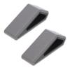 BELLIFFY 2pcs Adjustable Laptop Stand Mini Radiator Ergonomic Height-Adjustable Riser Black and Grey for Desk Use for Cooling and Reducing Strain view 1