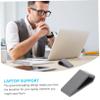 BELLIFFY 2pcs Adjustable Laptop Stand Mini Radiator Ergonomic Height-Adjustable Riser Black and Grey for Desk Use for Cooling and Reducing Strain view 3