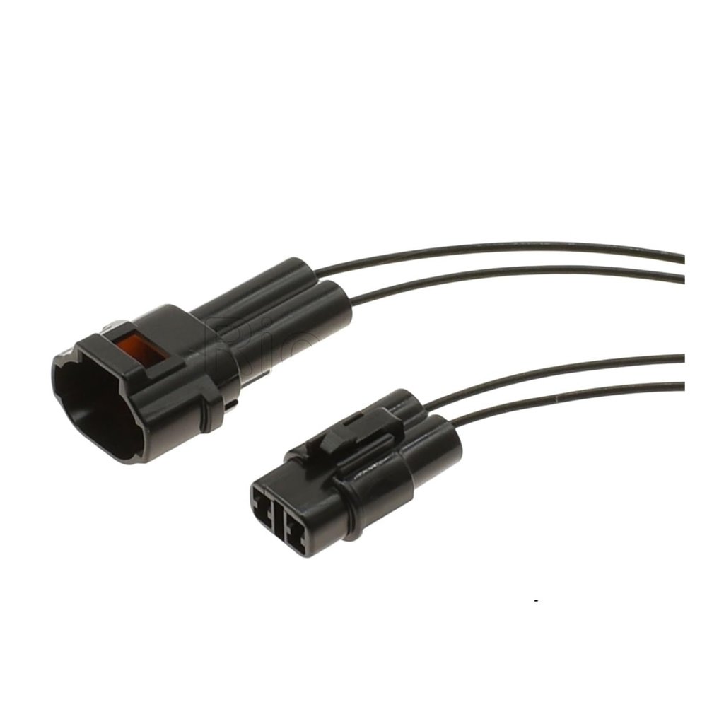 1 Pcs Black 2 Pin Female Male Automotive Electrical Wire Harness 6180-2181 6187-2171 DJ7021-2-11 DJ7021-2-21(Black,Male Female)