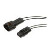 1 Pcs Black 2 Pin Female Male Automotive Electrical Wire Harness 6180-2181 6187-2171 DJ7021-2-11 DJ7021-2-21(Black,Male Female) view 1