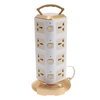 CAXUSD Strip with USB Ports Extension Cord for Home Office Dorm Use Compatibility Compact Functional Design