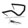 OSALADI 1set Telephone Cord Detangler Telephone Cable Rotatable Connector Compatible Pc Landline Phones for Use view 2